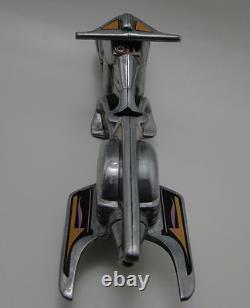 Rocket Bicycle Jet Motorcyle Space Bike SpaceCraft Ship Vintage Metal Toy Model