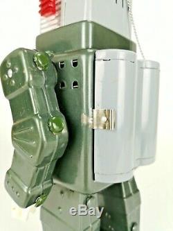 SCARCE Vtg 1960s ALPS Television SPACEMAN Tin TOY Space ROBOT Japan WORKS NMIB