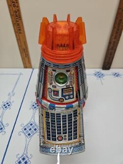 SH Toys Japan Space Capsule Tinplate Model Excellent Vintage Rare W / BOX
