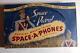SPACE PATROL TV SHOW SPACE A PHONES OFFICIAL WALKIE TALKIE 1952 COMPLETE With BOX