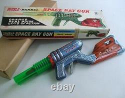 SPACE RAY GUN YOSHIYA Vintage Toys Friction Gun Rare Japan 1960's UNUSED FedEx K