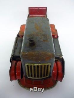 SPACE ROBOT BULLDOZER Vintage Yonezawa Japan Tin Toy