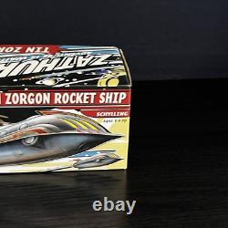 Schylling Zathura Tin Zorgon Rocket Ship Wind Up Toy 2005 Vtg