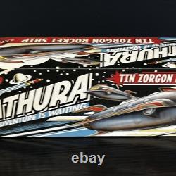 Schylling Zathura Tin Zorgon Rocket Ship Wind Up Toy 2005 Vtg