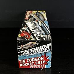 Schylling Zathura Tin Zorgon Rocket Ship Wind Up Toy 2005 Vtg