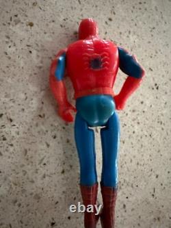 Sears space case figurine holder with 11 vintage action figures from 70's and 80's