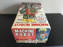 Sh Horikawa Machine Robot Space Tin Toy Japan Empty Box Only 60s Vintage Origina