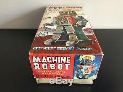 Sh Horikawa Machine Robot Space Tin Toy Japan Empty Box Only 60s Vintage Origina