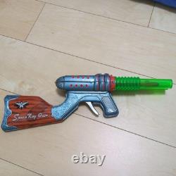 Showa Tin Space Ray Gun Toy 37.5cm Vintage Japanese Collectible