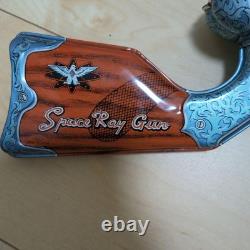Showa Tin Space Ray Gun Toy 37.5cm Vintage Japanese Collectible