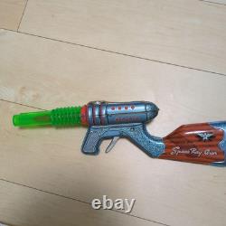 Showa Tin Space Ray Gun Toy 37.5cm Vintage Japanese Collectible