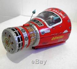 Space Capsule Gemini vintage tin toy circa 1965 SH Japan MIB
