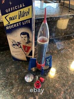 Space Patrol Rocket Light Vintage