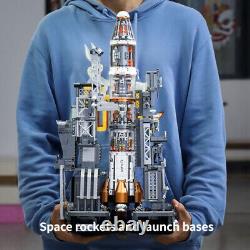 Space Rockets and Launch Bases Building Blocks Set Rocket Model Kids Toys Gift