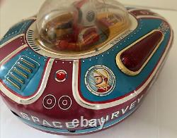 Space Survey X-09 Vintage Tin Toy