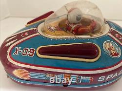 Space Survey X-09 Vintage Tin Toy