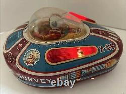 Space Survey X-09 Vintage Tin Toy