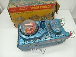 Space Vehicle VTG Japanese Tin Litho Vehicle Modern Toys Atomic Japan Very Rare