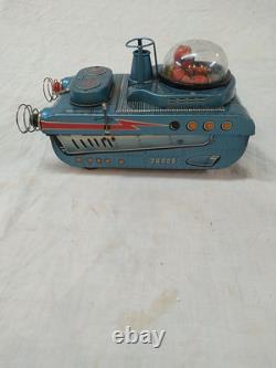 Space Vehicle Vtg Japanese Tin Litho Vehicle Modern Toys Atomic Japan