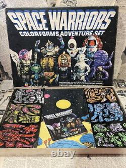 Space Warriors Colorforms Adventure Set Playset Vintage 70s 1970s Rare Toy withBox