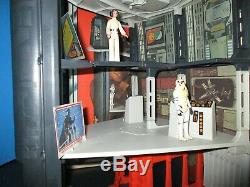 Star Wars Death Star Space Station 1978 WithBox & Action Figures Vintage Kenner