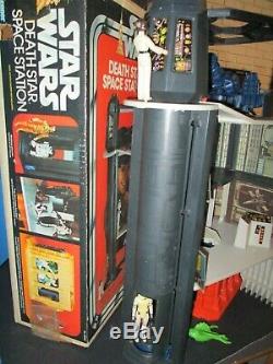 Star Wars Death Star Space Station 1978 WithBox & Action Figures Vintage Kenner