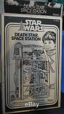 Star Wars Death Star Space Station 1978 WithBox & Action Figures Vintage Kenner