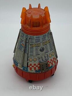 Super Space Capsule, Battery Operated, Vintage Tin Toys 1960, Horikawa Sh Japan