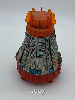 Super Space Capsule, Battery Operated, Vintage Tin Toys 1960, Horikawa Sh Japan