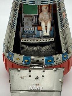 Super Space Capsule, Battery Operated, Vintage Tin Toys 1960, Horikawa Sh Japan