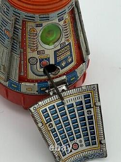 Super Space Capsule, Battery Operated, Vintage Tin Toys 1960, Horikawa Sh Japan