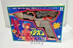 TOMY Space Runaway Ideon Space Gun Vintage Rare with Boxed Tested OK DDP 1980