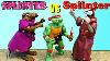 Teenage Mutant Ninja Turtles Classic Vintage Splinter 1988 Toy Vs Tmnt Splinter Fighting Review