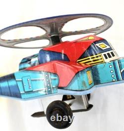 - Tin Space Rotor Robot Vintage JPN Limited Edition Tin Toys Rare Animation Mode