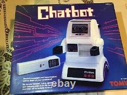 Tomy Chatbot Personal Radio Controlled Rc Robot Omnibot Vintage Space Toy Japan