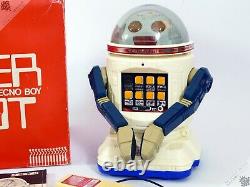 Tomy Personal Omnibot Mister Donut Robot Verbot Vintage Japanese Space Toy