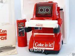 Tomy Personal Robot Omnibot Coca-cola Coke Chatbot Vintage Japanese Space Toy