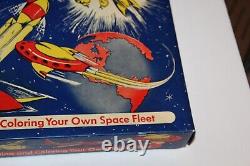 UNUSED VTG 1940s Hand-Craft Space Fleet Set Rocket Jets Ships Casting RARE HTF