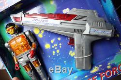 Ultra Rare 80's Space Ray Gun + Robot Force Laser Electronic Vintage New Mib