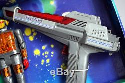 Ultra Rare 80's Space Ray Gun + Robot Force Laser Electronic Vintage New Mib