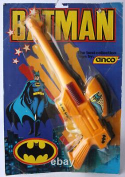 Ultra Rare Vintage 80's Greek Batman 14 Space Gun Anco Greece New