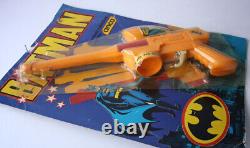 Ultra Rare Vintage 80's Greek Batman 14 Space Gun Anco Greece New