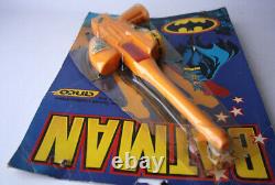 Ultra Rare Vintage 80's Greek Batman 14 Space Gun Anco Greece New