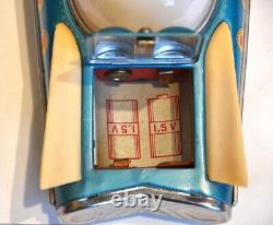 Universe Car Vintage Tin Toy Space Mobile Battery Op with Box