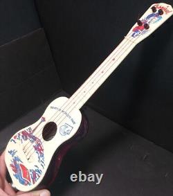 VERY RARE vintage 1962 SEATTLE WORLD'S FAIR TOY GUITAR SOUVENIR Space Needle V++