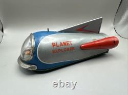 VINTAGE 1960s Masudaya MT Planet Explorer Space Toy JAPAN Dual Action