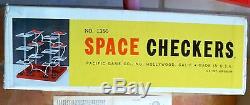 VINTAGE 1960s PLEASANTIME SPACE CHECKERS STAR TREK PROP RARE Pacific Game Co