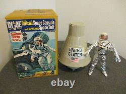 VINTAGE 1966 NASA THEME GI JOE SPACE CAPSULE AUTHENTIC SPACE SUIT WithBOX & GI JOE