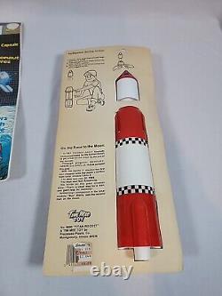 VINTAGE-1970's-PROCESSED PLASTIC CO. 14-APOLLO MOON ROCKET MOC Rare Titan