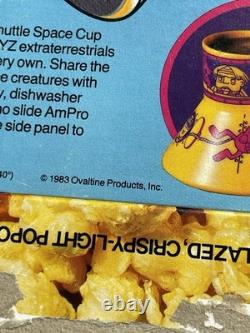 VINTAGE 1983 SCREAMING YELLOW ZONKERS Box With Alien Space Creature Offer